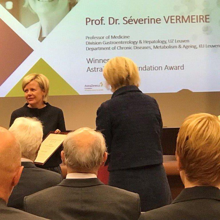 Séverine Vermeire AstraZeneca Award