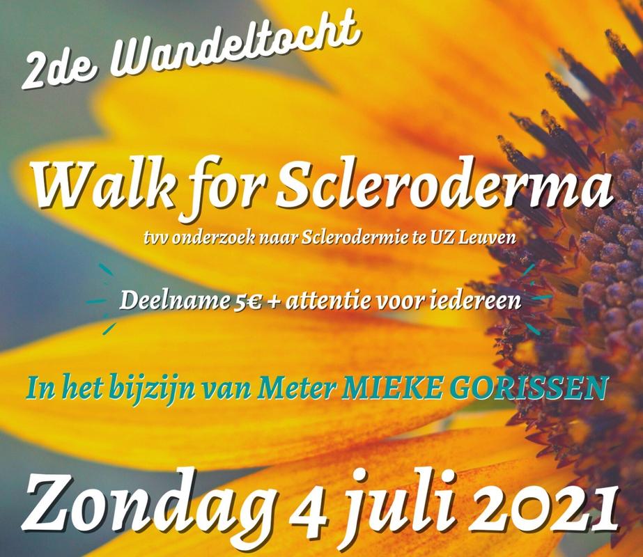 Wandeltocht tvv onderzoek naar sclerodermie