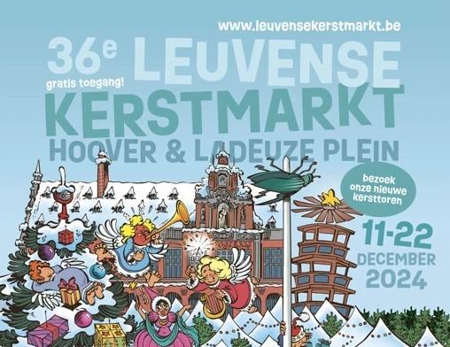 Affiche Leuvense Kerstmarkt