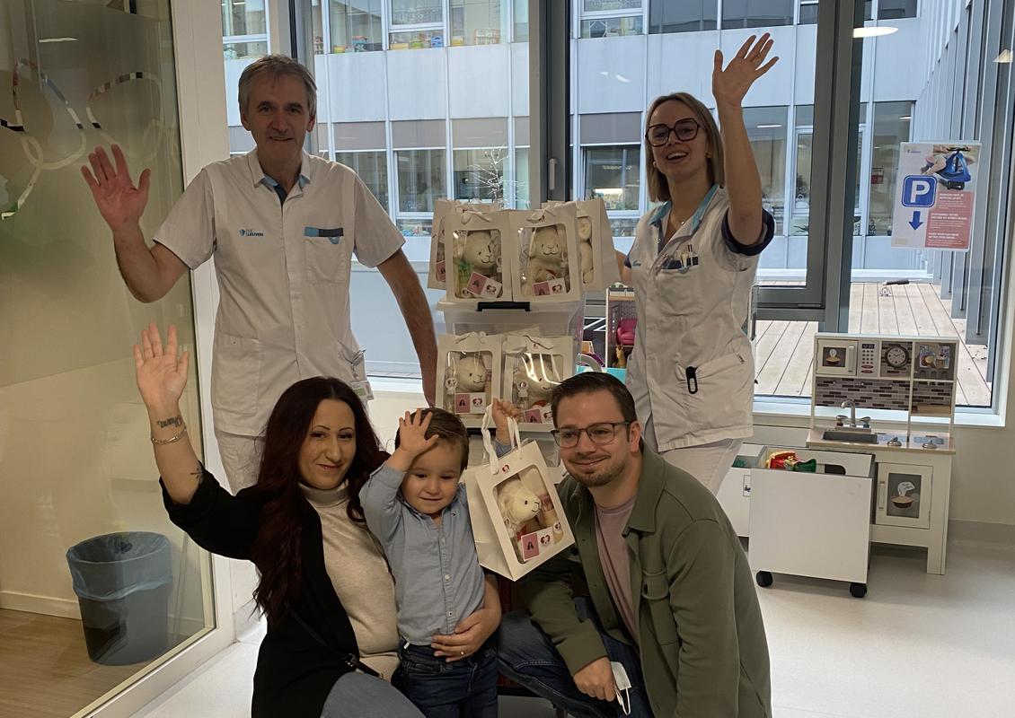 Knuffelpaketten op kindercardiologie