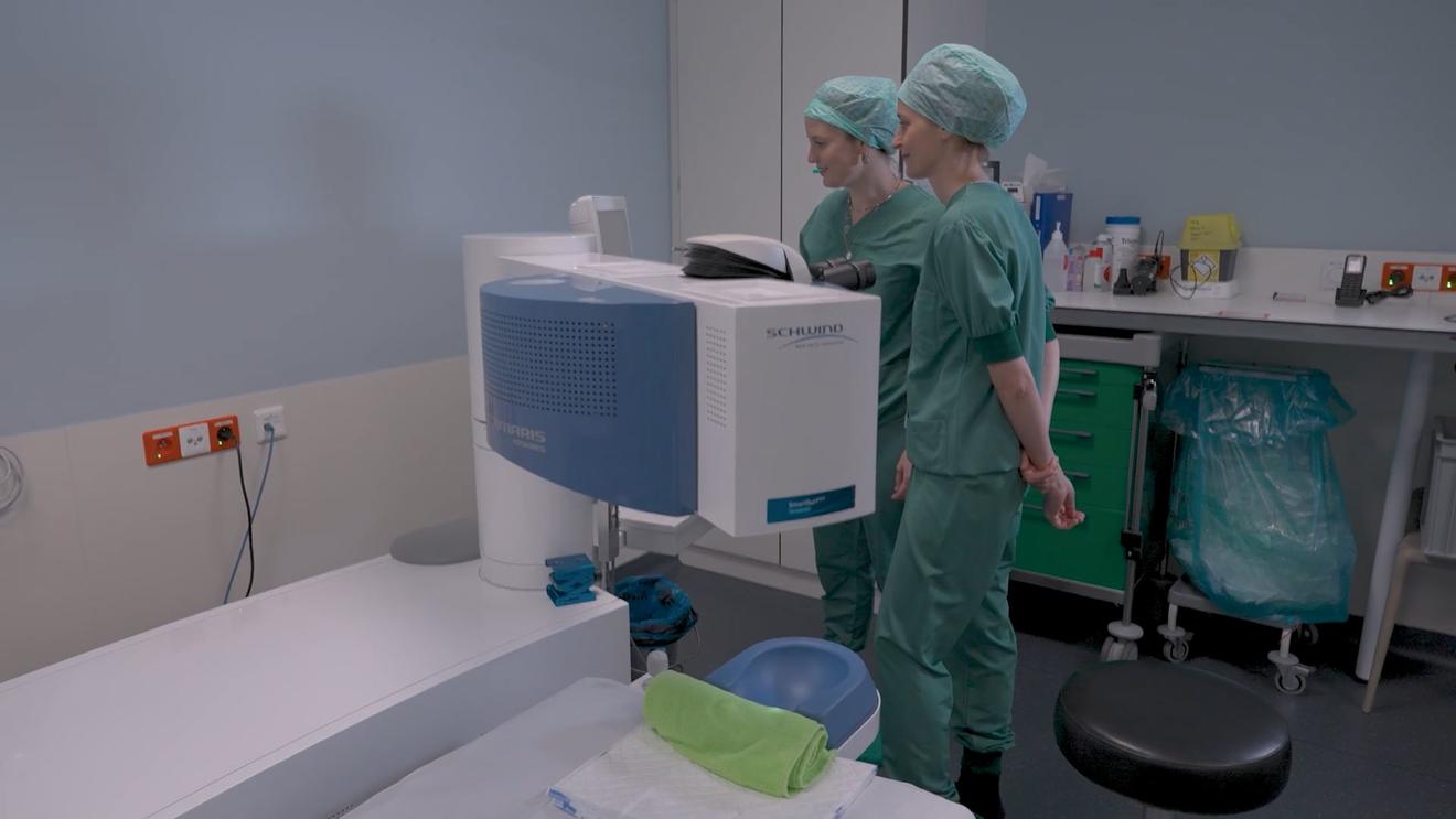 Prof. Salens en prof. Delbeke met nieuw laserplatform