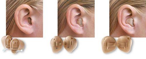 Hoorapparaten in het oor