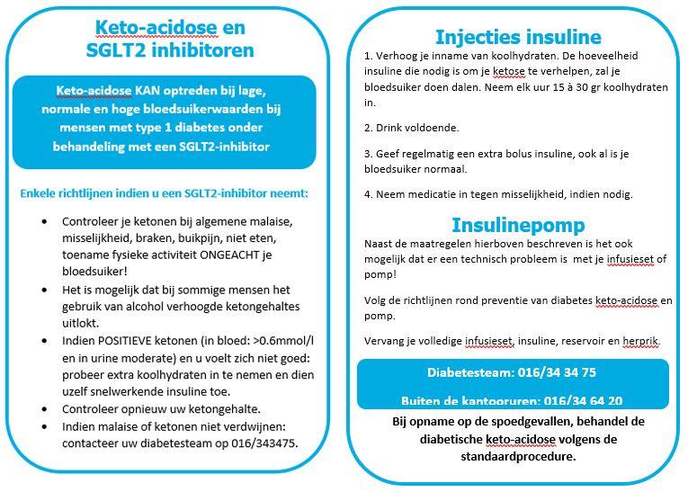 Ketoacidose bij gebruik van SGLT2-inhibitoren