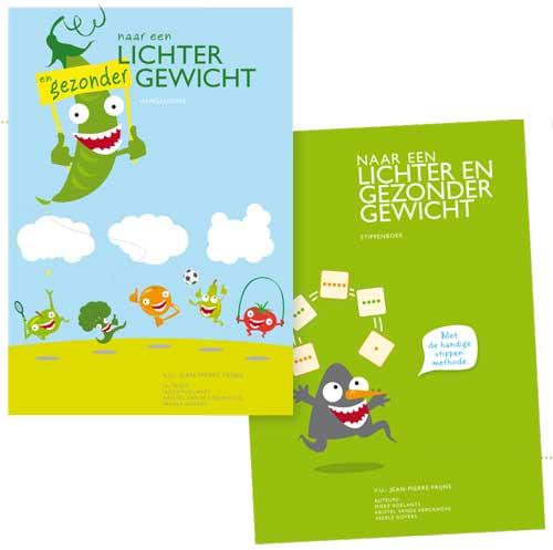 Cover boek Naar een lichter en gezonder gewicht