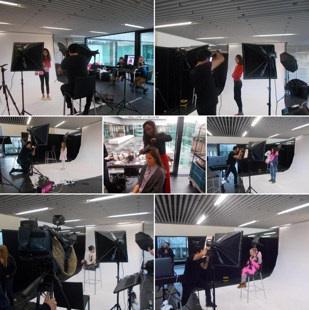 Fotoshoot kinderziekenhuis