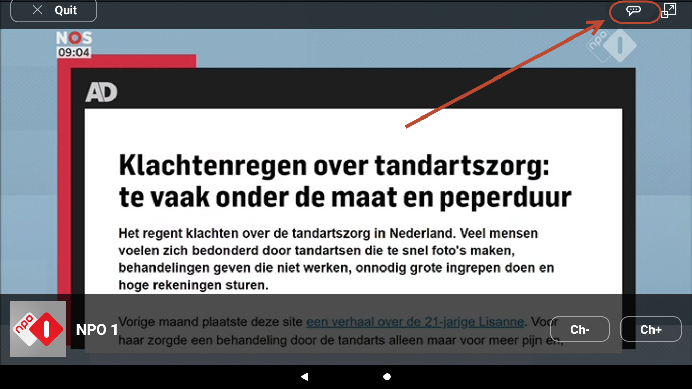 Schakel het toetsenbord in of uit.